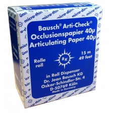 Bausch Arti-Check Occlusion 40µ Micro Thin Articulating Paper Strips 200  pieces