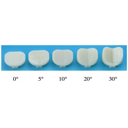 Labomate 100 Incisal Guide Table Complete Set (0⁰,5⁰,10⁰,20⁰,30⁰) 02084 - 1 Set (5pcs)