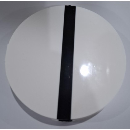 Mouthguard Blanks 4mm EASY COLOUR - White/Black/White - 125mm Round - 1pc - DISCONTINUED CLEARANCE
