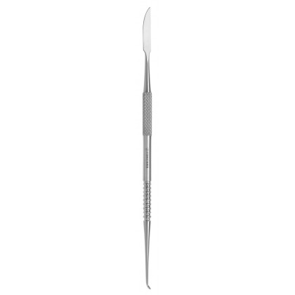 Coricama Italy LECRON 160mm - Tip Style: Straight Top Edge - Handle: Round Serrated Grip - Double Ended -Stainless Steel Wax and Modelling Instrument REF: 815210 - 1pc