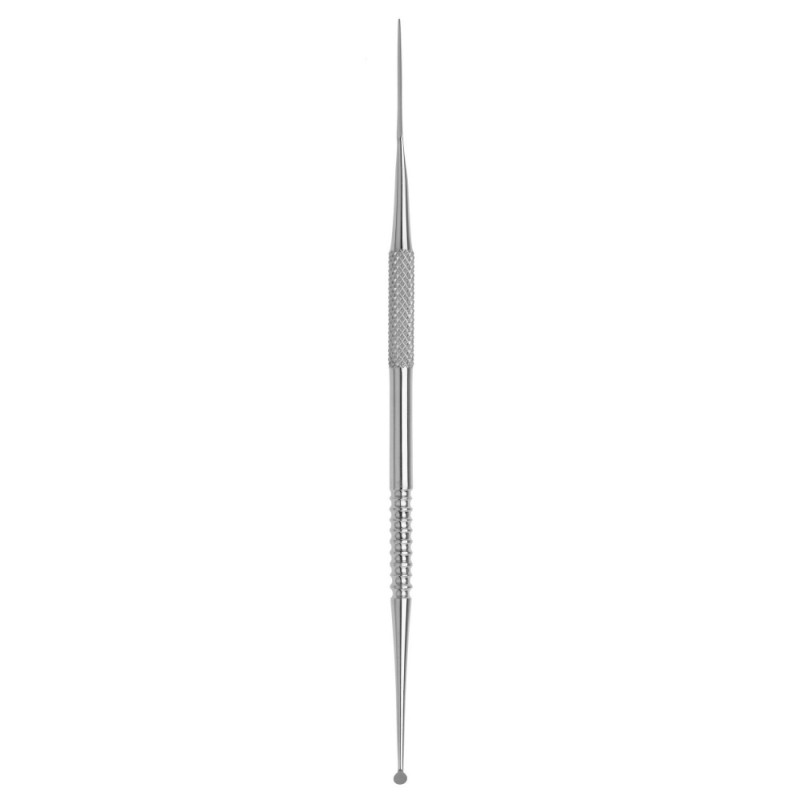 Coricama Italy LECRON 160mm - Tip Style: Straight Top Edge - Handle: Round Serrated Grip - Double Ended -Stainless Steel Wax and Modelling Instrument REF: 815210 - 1pc