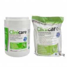 Dentalife Clinicare Hospital Grade Alcohol Disinfectant Towelette CANISTER + REFILL COMBO - 440 Wipes (DL2910 + DL2910R)