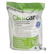 Dentalife Clinicare Hospital Grade Alcohol Disinfectant Towelette REFILL Pouch - 220 Pack (DL2910R)