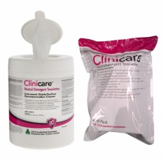 Dentalife Clinicare Neutral Detergent Towelette CANISTER + REFILL COMBO - 440 Wipes (DL2610 + DL2610R)