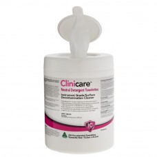 Dentalife Clinicare Neutral Detergent Towelette CANISTER - 220 Pack (DL2610)