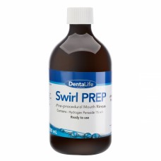 Dentalife Swirl PREP Pre-Procedural Mouthrinse - Mint Flavour - 200ml Bottle (DL0855)