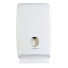 Kimberly Clark AQUARIUS - Compact Towel Dispenser White #70240‐00 - Suits 190mm Wide Towels