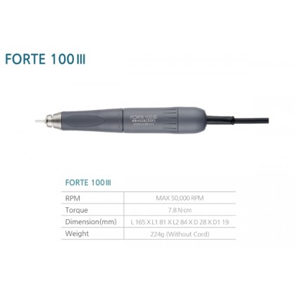 Saeshin Forte100III (II) Brushless Motor Handpiece Only - 4 Pin **** Suits OLDER MODELS with 4 PIN FEMALE CABLE ****
