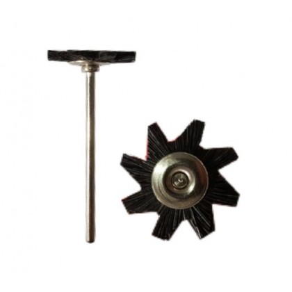Hatho Geza Star Shaped Handpiece Brush - Black (GEZA 121 HP) - 12 Pack