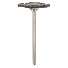 Stoddard Steel Wire Handpiece HP Wheel Brush - Grey - Fine (W/SF21HP) - Pack 10