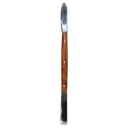 Standard Fahnestock (Flat) Wax Knife 180mm - Wood Handle