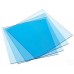 Keystone Proform USA Splint Hard Material 1.0mm or 1.5mm - Clear (Blue Protection Sheet) - Hard - SQUARE - Pack of 25