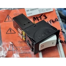 Renfert MT3 On/Off-switch 230 V/10 A (ETA Brand / WHITE Switch) Complete with Silicone Cap (GREY FRAME) - Part 106C - 900033777 – 1pc *** FOR NEW AU MODELS JULY 2022 - AU MODELS 18080000-09 and 18080500-09 - PROVIDE UNIT SERIAL NUMBER