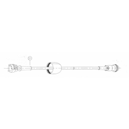 Saeshin Forte100II Sparepart - CABLE ONLY - Cord Assembly Cable - 4 PIN (OLD MODEL) - 1pc