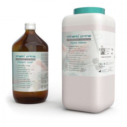 AcrylX Xthetic PRIME Selfcure (Cold Cure) Colour Stable Powder & Liquid COMBO PACKS - Shade Options Available