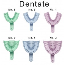 Astek Transform Dentate Disposable Impression Trays - Thermo Mouldable - 12 Pack - Size Options