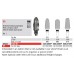 Edenta TC Plain Cut Burs - Super Coarse - Black Band - 1pc
