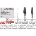 Edenta VOLCANO DLC TC Cross Cut Burs - Sprial Fine - Purple Band - 1pc - Options Available