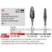 Edenta VOLCANO DLC TC Cross Cut Burs - Coarse Cut - Green Band - 1pc