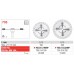 Edenta SUPERFLEX Serrated Diamond Disc - Fine Diamond Grit (Red) - Mounted On Mandrel - Thickness 0.15mm - Dia Ø 19mm or 22mm - Max RPM 20,000 – REF 705.514.190HP or 705.514.220HP – 1pc - Options Available