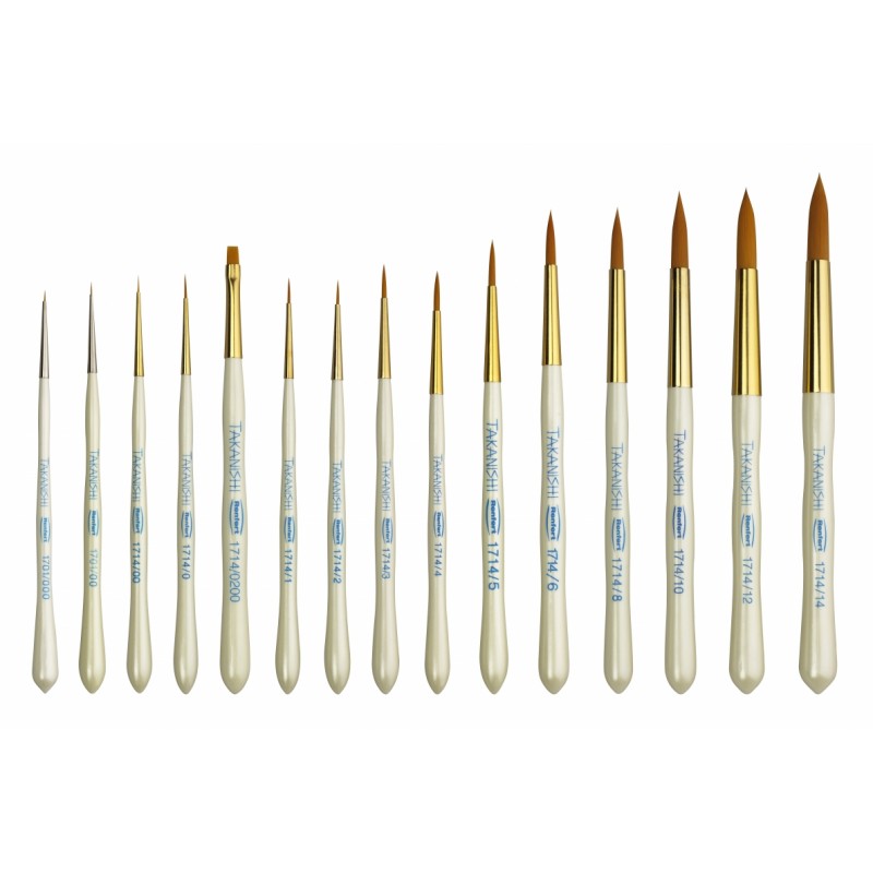 Renfert TAKANISHI Ceramic Brush (Synthetic Bristles) - Size 14 - 17140014 - 1 ONLY 