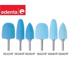 Edenta Acrylic Polishers - Blue - Mounted - 6 Pack - Options Available