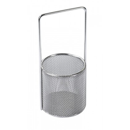 Renfert Easyclean Stainless Steel Immersion Basket Round 59mm (Must be used inside hanging Glass Jar or Rectangle Basket) - 18500004 - 1 Piece 