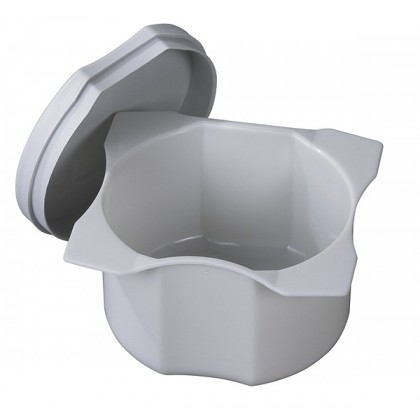 Renfert Easyclean Plastic Container With Lid - 1 Piece 18500007 (Must be used with Beaker Holder Lid Stainless Steel (2 Holes) 18500002)  ** SPECIAL ORDER ITEM **