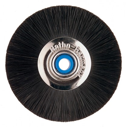 Hatho Single Row Slimline Lathe Brush 48mm - Black Chungking Hog Bristle - Extra Stiff (121 48) - 12 Pack
