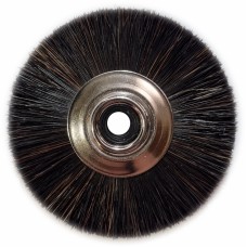 Hatho Stoddard Line Slimline Single Row Lathe Brush 48mm - Black Horse Hair - Extra Stiff - 114 48 N (MCP001) - 10 Pack