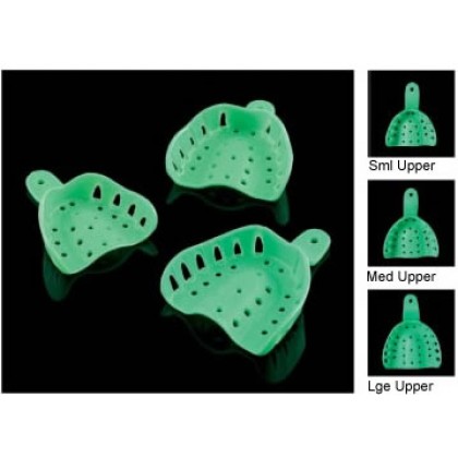 Unident Wide Arch Disposable Impression Trays (Upper Only) - 12 Pack - Size Options