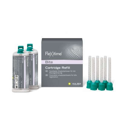 Kulzer Flexitime Bite (Scannable) Modern Bite Registration Extra Hard - Lavender - 2 x 50ml - 50066038 - EVERYDAY LOW PRICE - No further discounts