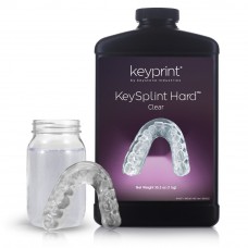 Keystone KeyPrint KeySplint HARD - DLP 3D Print Resin - Clear - 1kg (4220011)