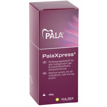 Kulzer PalaXpress Selfcure (Cold Cure) Colour Stable Acrylic POWDER ONLY - 1kg - Multiple Shades Available