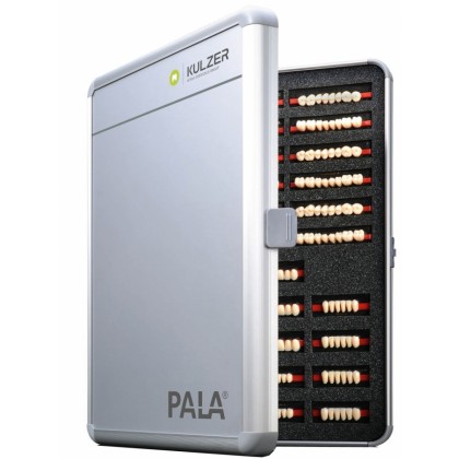 Kulzer PALA Mix & Match Acrylic Teeth Aluminium Display Case - Includes PREMIUMS - MONDIALS - IDEALIS ‐ Living Mould Range (50 Ants & 24 Post Sets) - Shade A3 - 66059201