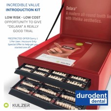 Kulzer DELARA Acrylic Teeth Special INTRO Small Assortment Case - Shades: A2/A3 - 48 Anteriors / 36 Posteriors 66077520 - VERY SPECIAL RESTRICTED OFFER - Strictly 1 Per Customer Only Thank You