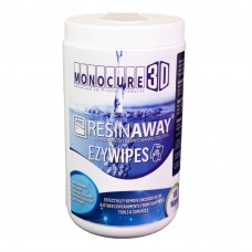 Monocure 3D RESINAWAY EZY-WIPES (UV print resin cleaning wipe solution) - 1 Canister (100 Wipes)