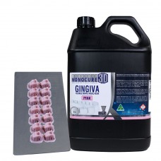 Monocure 3D GINGIVA Semi Flexible Dental Pink Resin 5L - DLP or MSLA Formula  - Australian Made - INI File Supported for your printer *** OVERSTOCKED SUPER SPECIAL WHILE STOCK LASTS ***