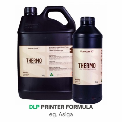 Monocure 3D THERMO Heat Resistant Dental Model Resin - 5L - GREY - DLP Resin