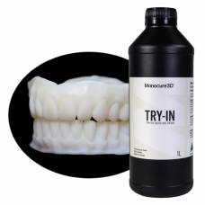 Monocure 3D TRY-IN Biocompatible Dental Resin - MSLA Resin - A1 Shade - 1L