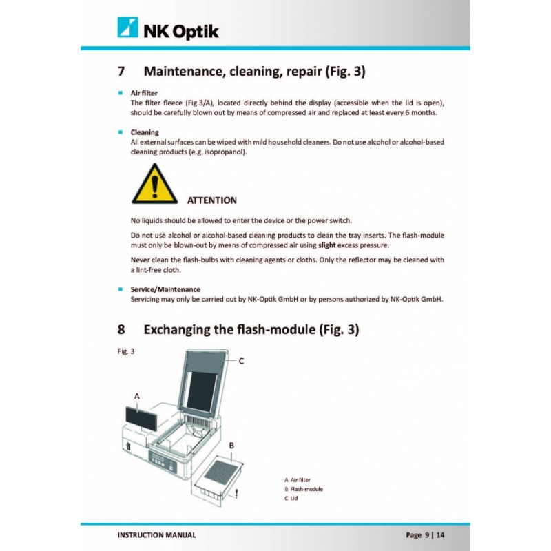 NK Optik Otoflash G171-6 REPLACEMENT Flash Bulb Module – REF 171.09-LM – 1pc