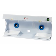 OMEC PS 86.00 Metal Bench Top Splash Guard Hood For Polishing Lathe With Lights - 1pc