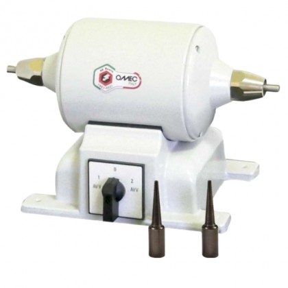 OMEC BIP.25 Polishing Lathe - 2 Speed Motor - 1400 / 2800 rpm