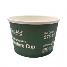EcoAid Denture Cups Disposable 300ml - For short term use up to 48 hours - 250 Cups (5 Packs x 50)