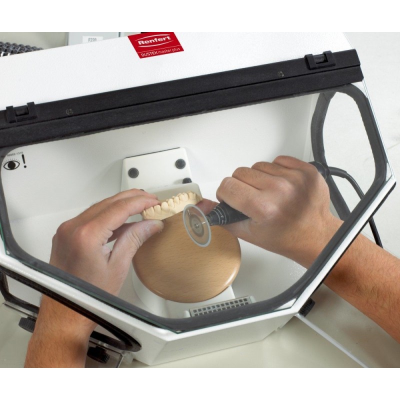 Renfert Dustex Master Plus 26260105 - Compact Dust Work Box With Light and Extraction Port - 1 UNIT
