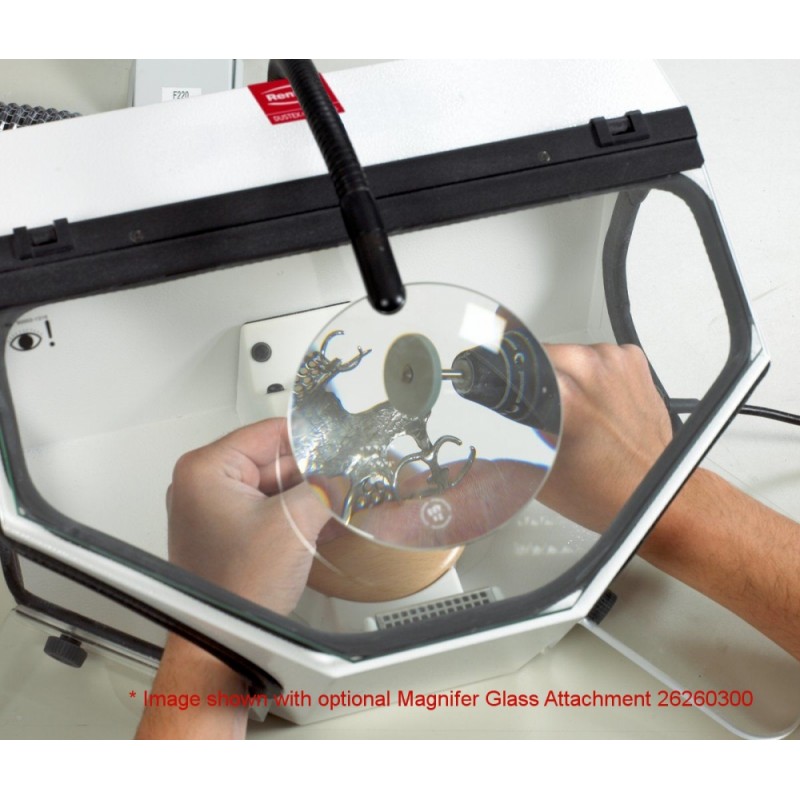 Renfert Dustex Master Plus 26260105 - Compact Dust Work Box With Light and Extraction Port - 1 UNIT