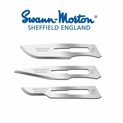 Swann-Morton Scalpel Blades to Suit No.3 Handle - Box of 100 - Shape Options Available