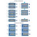 Wright SENATOR Acrylic Teeth (3 Layer) - 1 Card (Classic Moulds - Value Range)