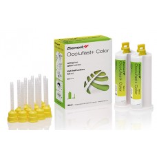 Zhermack Occlufast + Color (Clinical: Bite Registration / Lab:  Insulating Teeth When Processing) - 2 x 50ml C200781