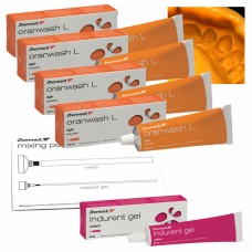 Zhermack Oranwash L (Light Body) C100660 PACKAGE including 4 x ORANWASH 140ml  + 1 Mixing Pad Z-IMP + 1 x ZPA-CLINIC Indurent GEL - MULTI BUY ORANWASH PACKAGE